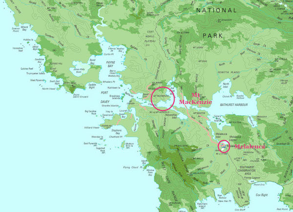 critchley parker map port davey old salt website