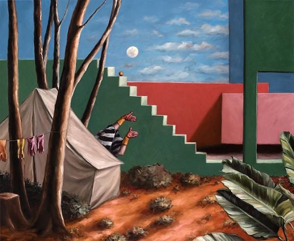 Amber Koroluk Stephenson, Under this Paper Moon, 2017, 84 x 101cm, oil on linen.0x600_1